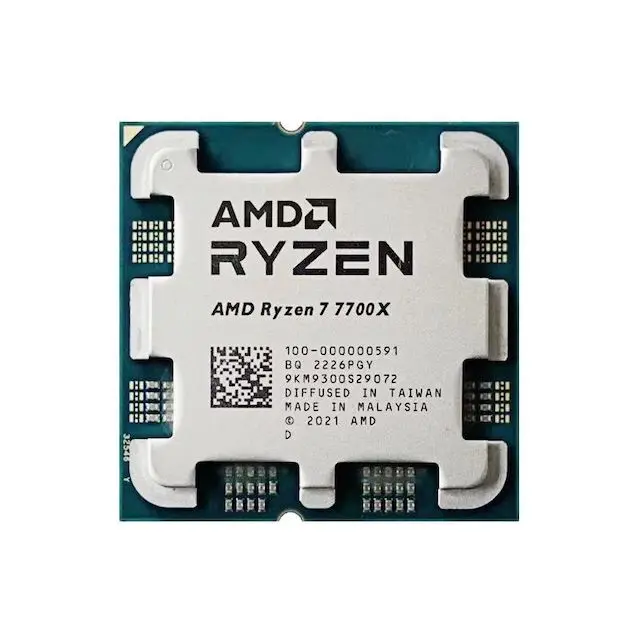 

R7 7700X New Gaming CPU FOR AMD R yzen 7 7700X 4.5 GHz 8-Core 16-Thread 5NM L3=32M Socket AM5 PROCESSOR Without Cooler