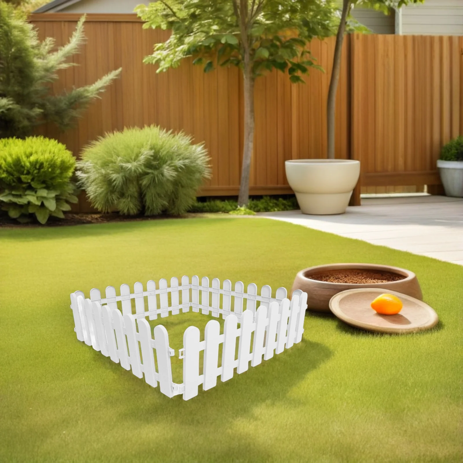 

4pcs Outdoor Tortoise Playpen Safety Gates Reptile Enclosure For Rabbits Small Animals Easy Setup Secure Pet Isolation Fence