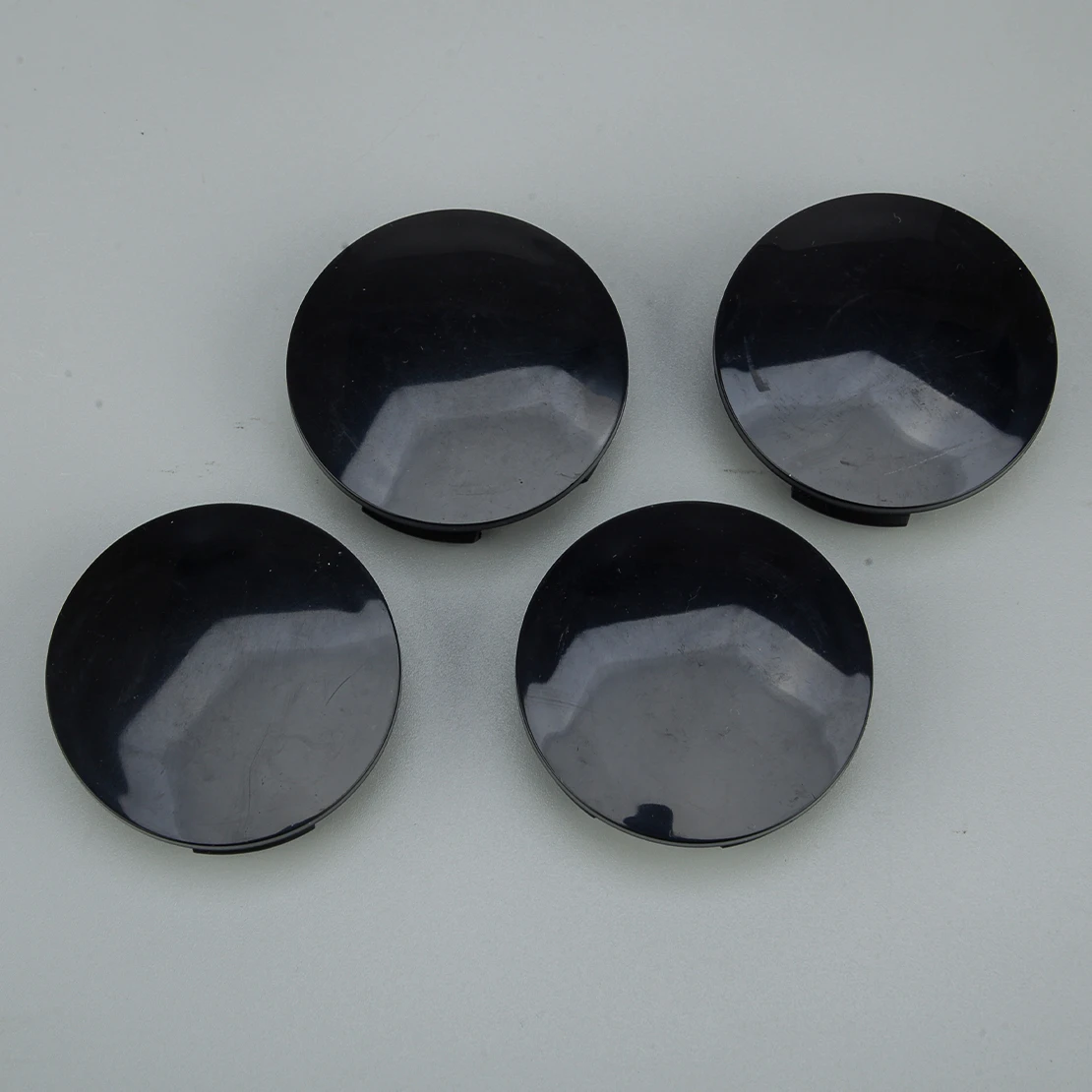 4pcs 57mm Wheel Center Hub Cap Cover Fit for Universal Black ABS