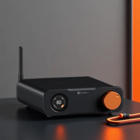 Fosi Audio ZD3 Bluetooth USB Desktop DAC ARC-Eingang, ES9039Q2M Vollsymmetrischer Digitaldecoder für Stereoverstärker mit Fernbedienung