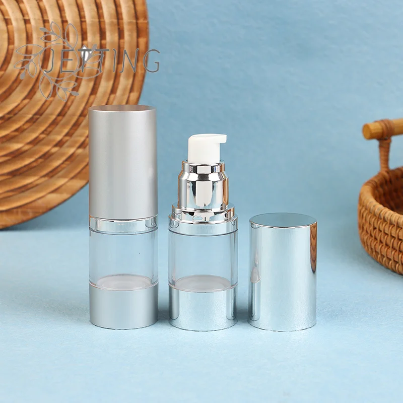 حار 15/30/50 مللي الأشعة فوق البنفسجية زجاجة محلول الفضة فارغة زجاجات مضخة تفريغ المحمولة كريم وجه الأساس الرش زجاجة مستحضرات التجميل رذاذ