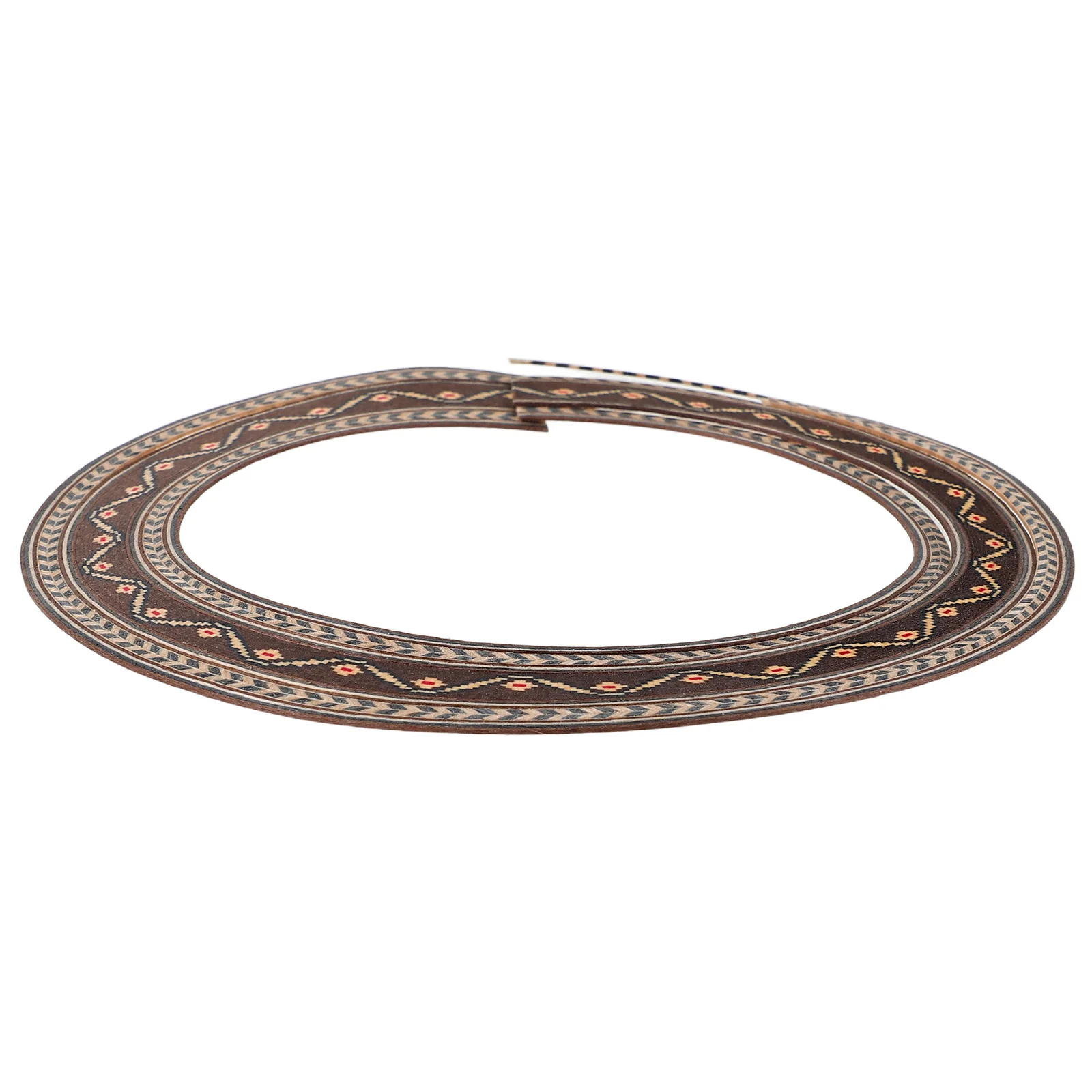 

Wooden Guitar Soundhole Rosette Vintage Acoustic Guitar Ornament Unique Inlay Decoration Instrument Gifts for Students