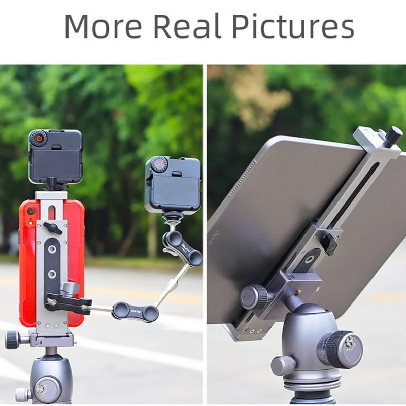 Phone Holder Stand Tripod Clip with Cold Shoe Mount for Pad Mini 3 Pro9.7