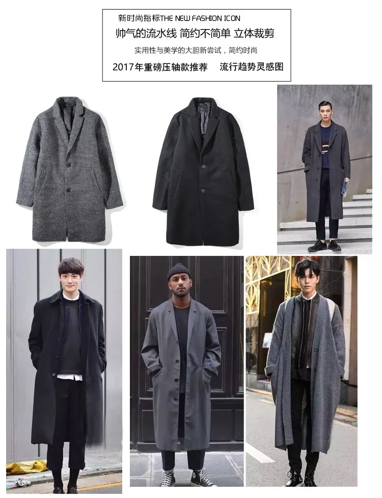 Wool Blend Three-Dimensional Cut British Classic Suit Collar Mid-Length Woolen Coat Outerwear