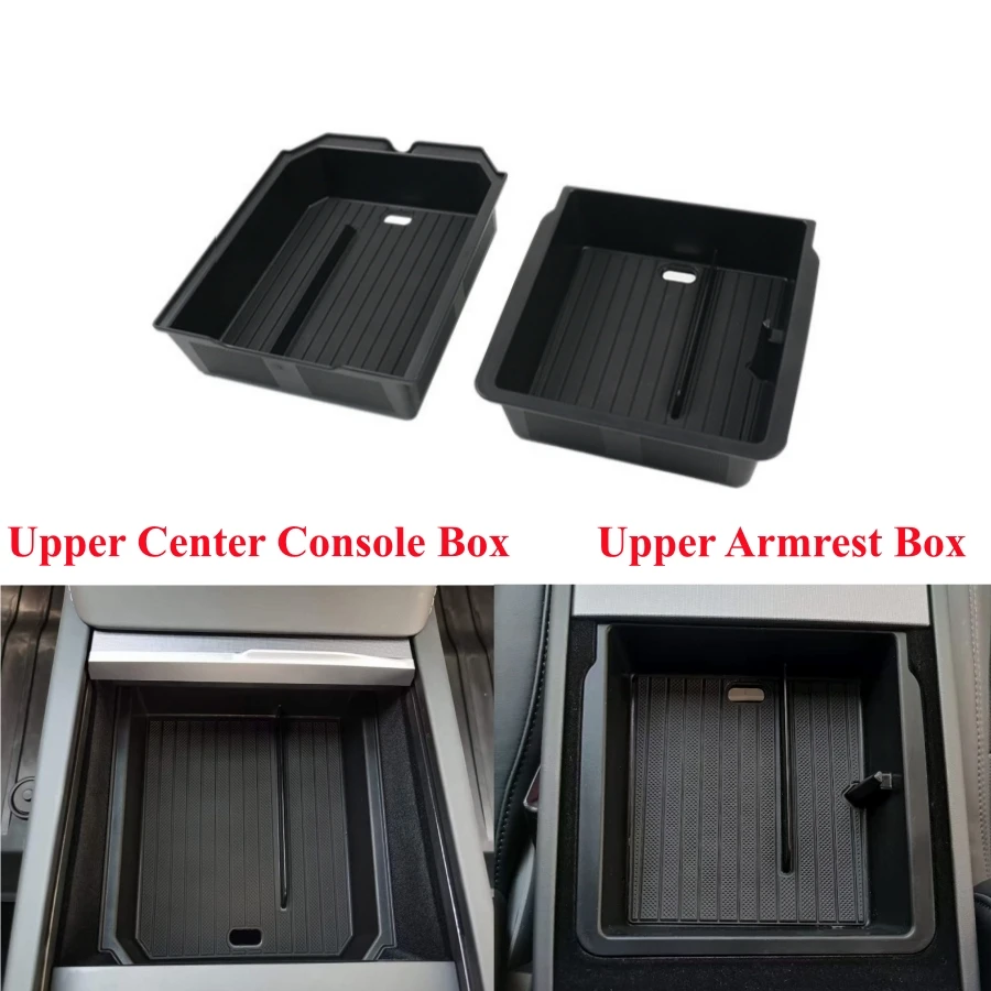 For Tesla Model 3 Highland 2024 Center Console Storage Box Screen Back ETC Tray Backseat Vent Cover Charging Nonslip Mat