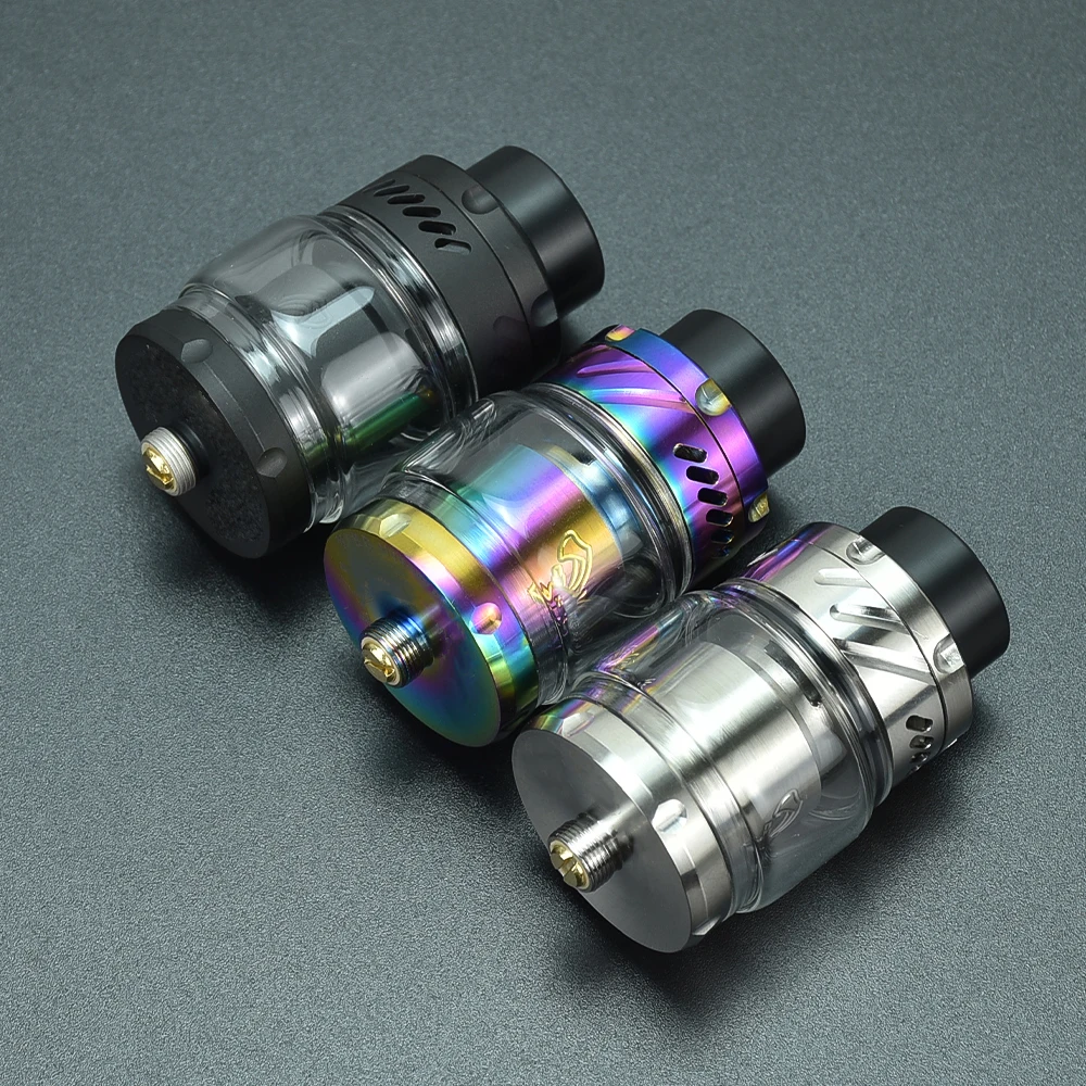 Dead Rabbit 3 RTA 25mm Atomizer ss 304 3.5ml/5.5ml Single Coil or Dual Coils Rebuildable 810 Drip Tip E-Cigarette Vaper Tank