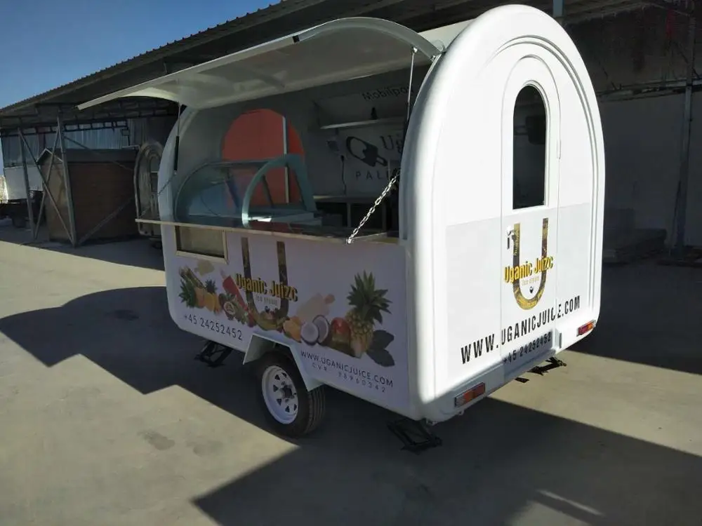 2025 Netherlands Standard Commercial Food Trailer Cart School Food Truck Van With Stocks For Shipping