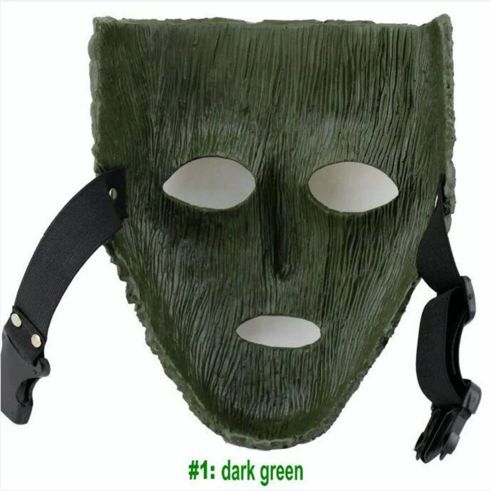 Halloween Loki Resin Masks Jim Carrey Venetian Mask The God of Mischief Masquerade Replica Adult Children Cosplay Costume Props
