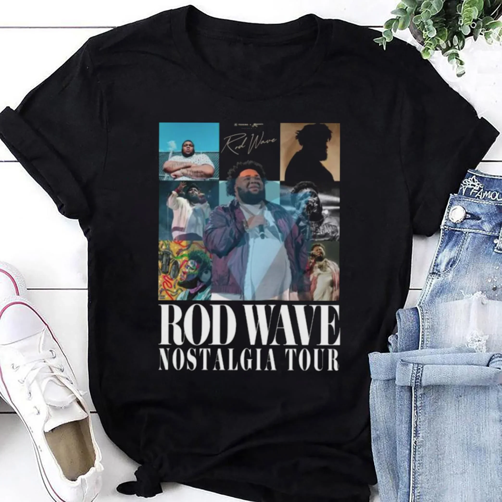 Rod Wave On Tour T Shirt Nostalgia 2023 Concert Merch Rapper Fan