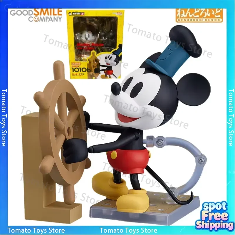 GSC Original Nendoroid Series Mickey Mouse 1928 Ver Figure for Collectible Display Toy Gift for Kids Decor