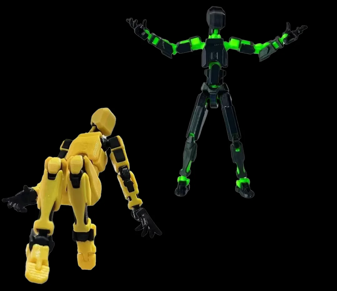 Full Body Mechanical Removable 3D Blocks Toy Printing With Multiple Accessories Action Figure Ornaments Decorating Children Gift