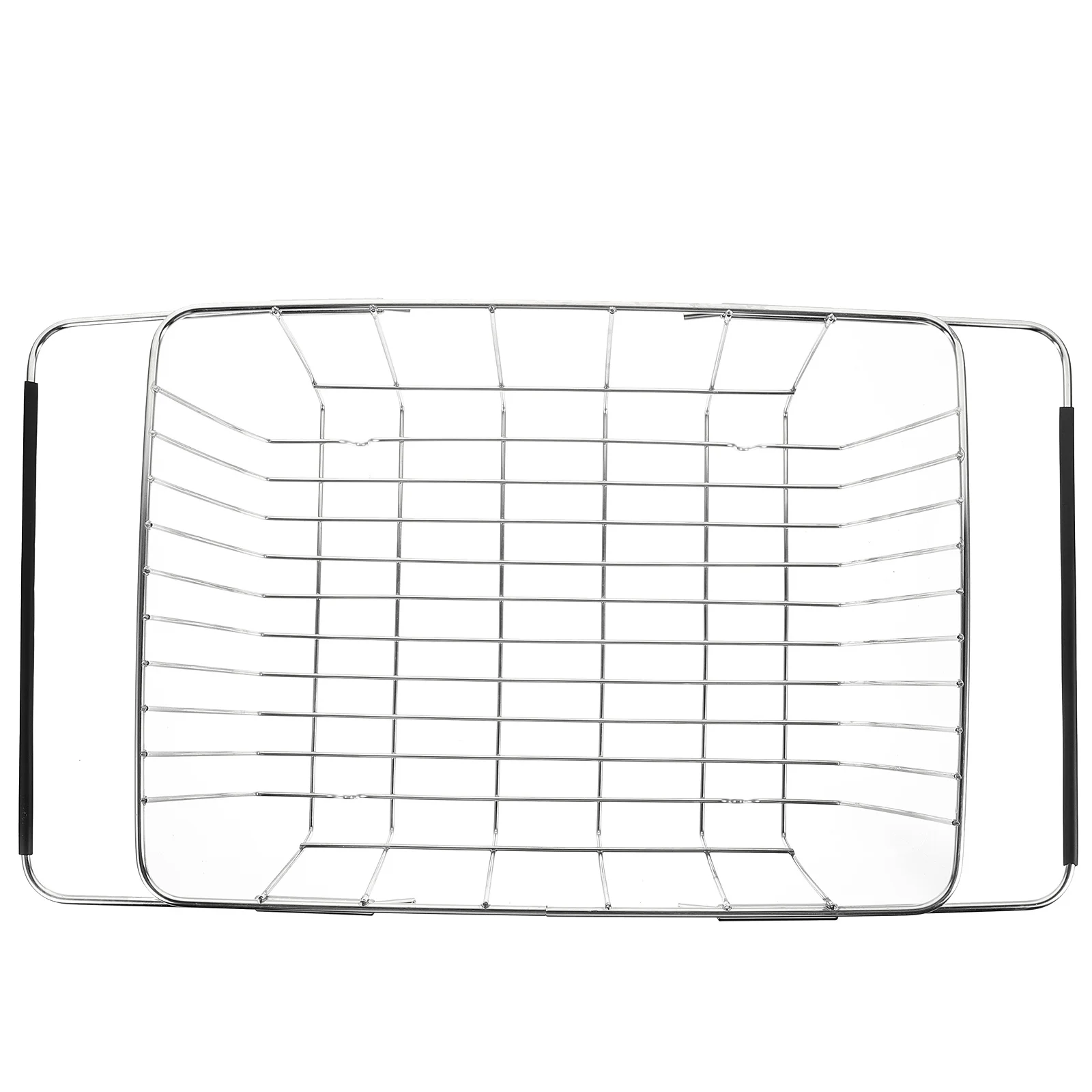 

Stainless Steel Sink Colander for Kitchen Fruits Vegetables Dishes Drain Basket Organizer in Sink Dish Drainer