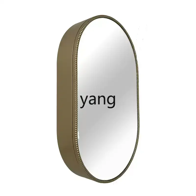 

YJQ oval bathroom mirror cabinet wall hanging intelligent defogging bathroom mirror with storage customization