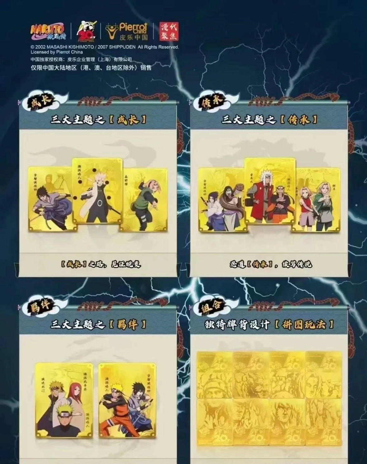 Naruto 20th Anniversary Gift Box Cardfun Official Collection Card