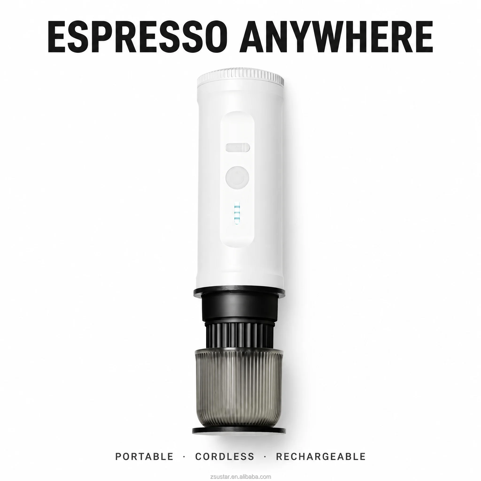 Cordless Travel Espresso Machine 20Bar, 7800mAh Battery USB-C Fast Charge, Portable Self-Heating  Coffee Maker for Hiking