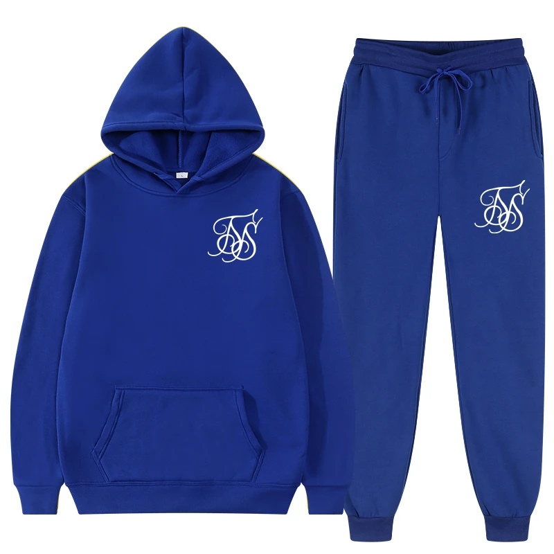 2026 New Autumn/Winter Hoodie Set for Men Fashionable High Quality Personalized Printed Casual Comfortable and Warm Set view 3
