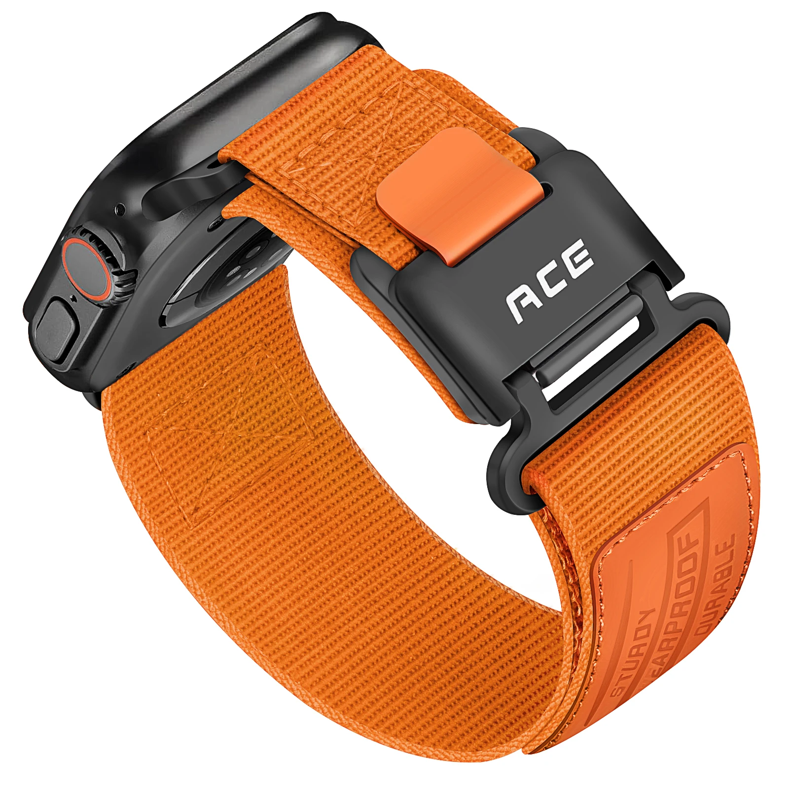 Magnetverschluss-Nylonarmband für Apple Watch Ultra 49mm 44mm 45mm 46mm für Herrenarmband. Für iWatch Series 12/11/10/9/8/7/6/5/4/3/2/1 – Detail 13