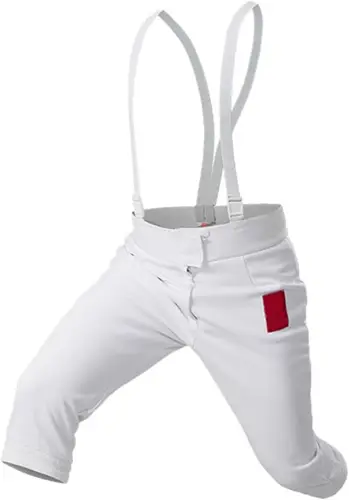 Pantalones de esgrima para mujeres y hombres, bragas de esgrima 350N para hoja de sable, entrenamiento de esgrima Epee, pantalones protectores de tela a prueba de puñaladas