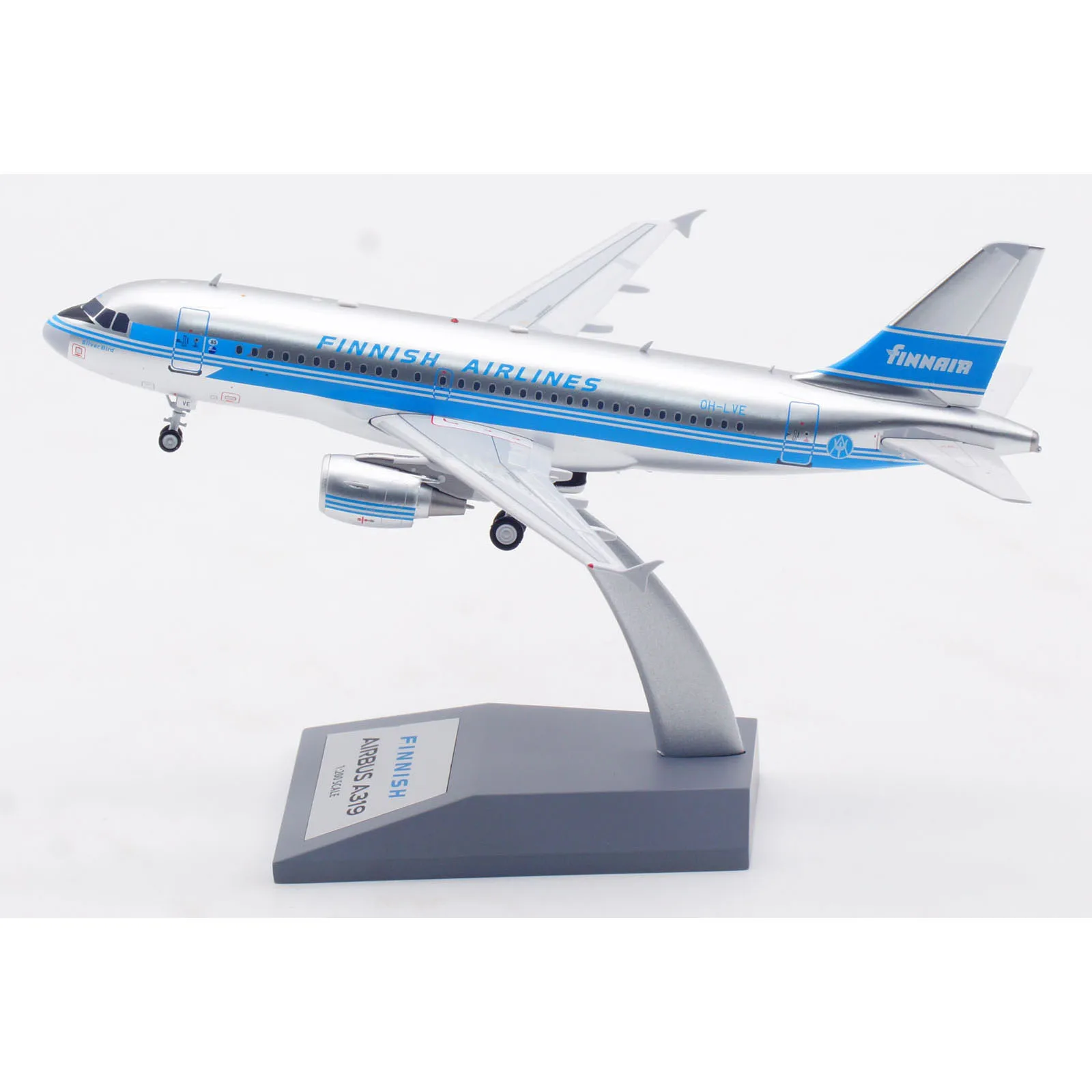 IF319AY1123 Alloy Collectible Plane Gift INFLIGHT 1:200 FINNAIR RETRO SCHEME Airbus A319 Diecast Aircraft Jet Model OH-LVE