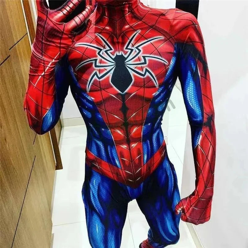 The Amazing Spiderman Costume Superhero Zentai Suit Jumpsuit Men Women Bodysuit Halloween Party Costumes for Adult Cosplay