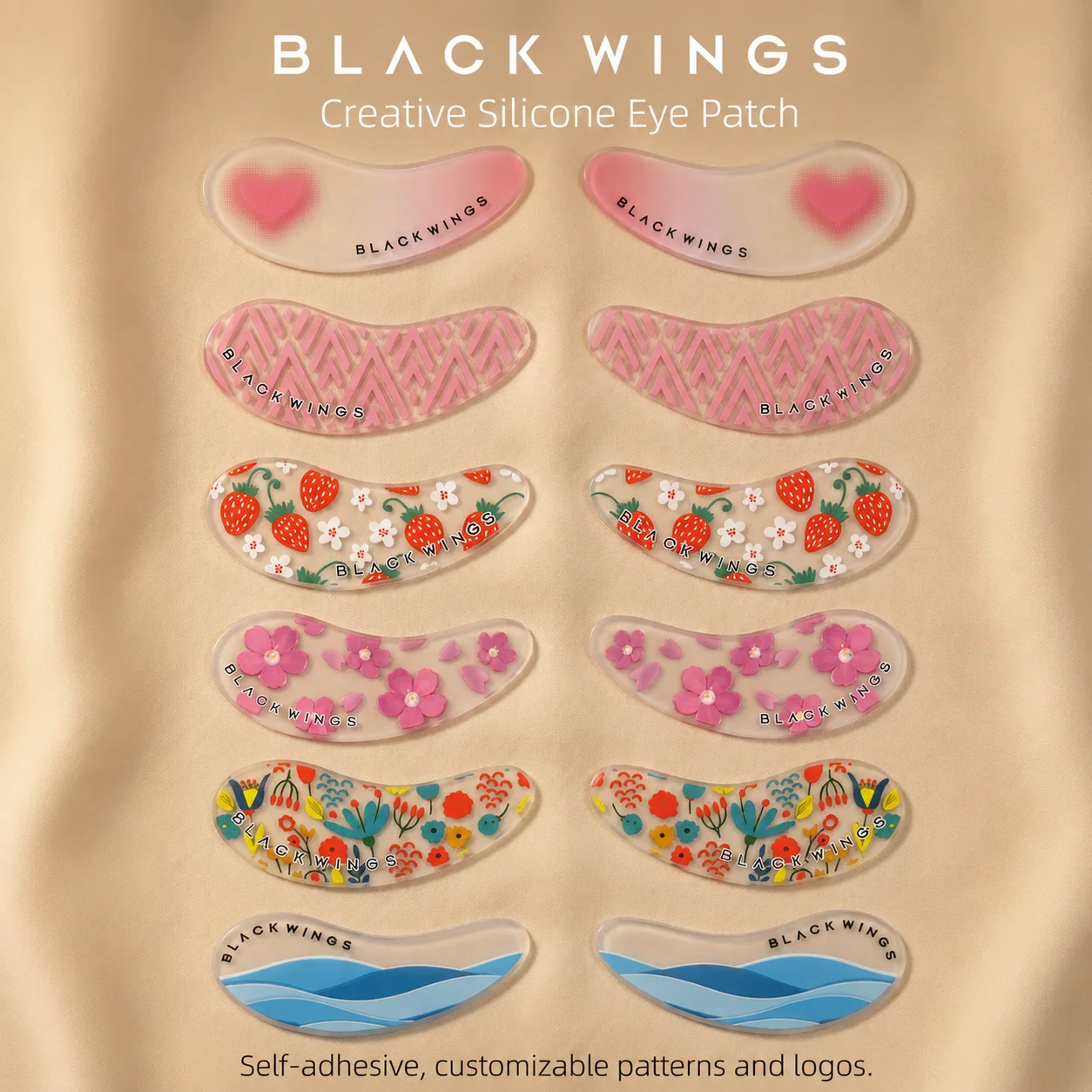 1 paar Wiederverwendbare Silikon Wimpern Pad Lash Verlängerung Patches U-Förmigen Design Wimpern Lift Gel Auge Pads Schönheit Make-Up werkzeuge – Detail 1