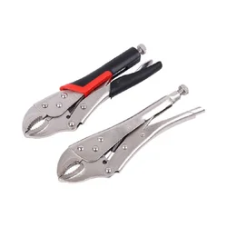 5inch Locking Pliers Lock Pliers Curved Jaw Pliers Straight Long Nose Pliers Multi-function Welding Tools