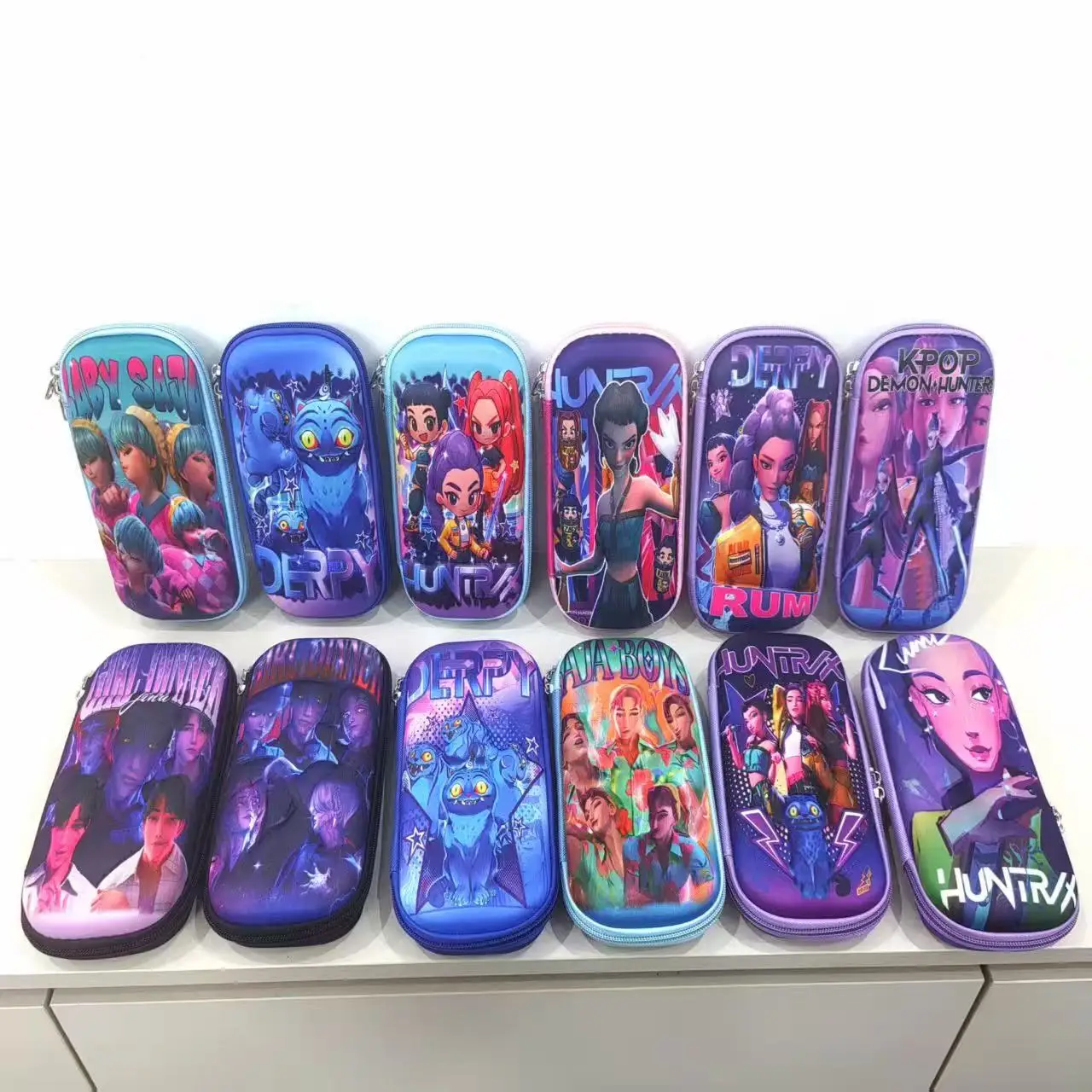 

Hunter Witch Team 3D коробка для канцелярских принадлежностей, креативный детский пенал с героями мультфильмов, большая вместительная сумка для ручек, студенческий приз, подарки для мальчиков и девочек