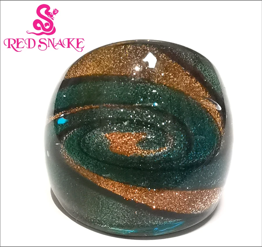 RED SNAKE Brand Fashion Ring Handmade Murano Glass Multifarious Rings RSMG0000#364