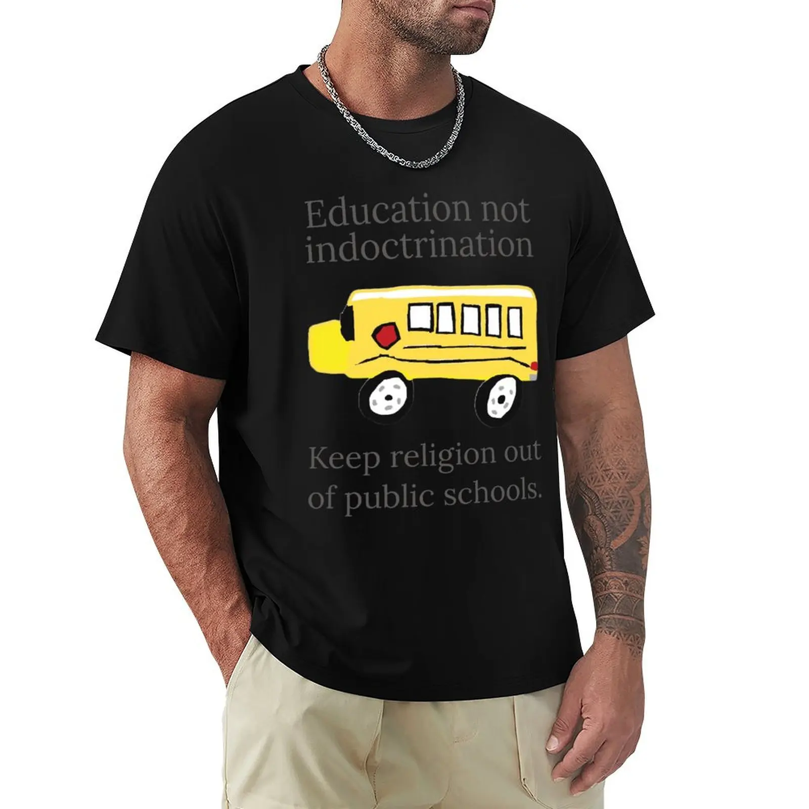 

Education not indoctrination T-Shirt boys whites funny shirt cotton Man t-shirt blue lock mens graphic t-shirts funny