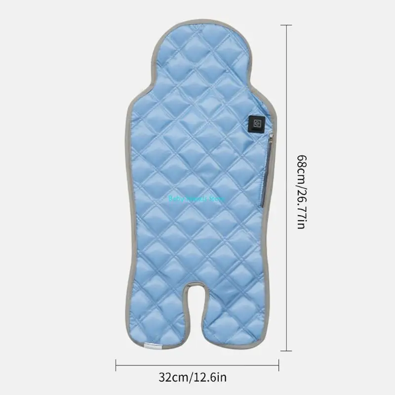 وسادة أمان عالمية K92D، وسادة تدفئة لعربة الأطفال، بساط تسخين سريع، متين لعربات الأطفال #6