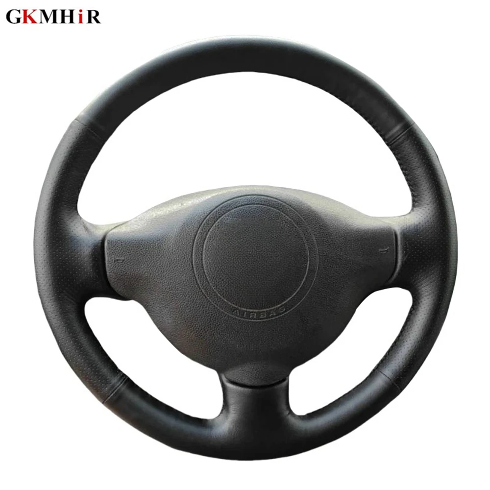 מכונת היגוי עור מלאכותי גלגל כיסוי צמה עבור peugeot 207 שותף מומחה עבור pugeot broen berlingo jumpy toyota proace