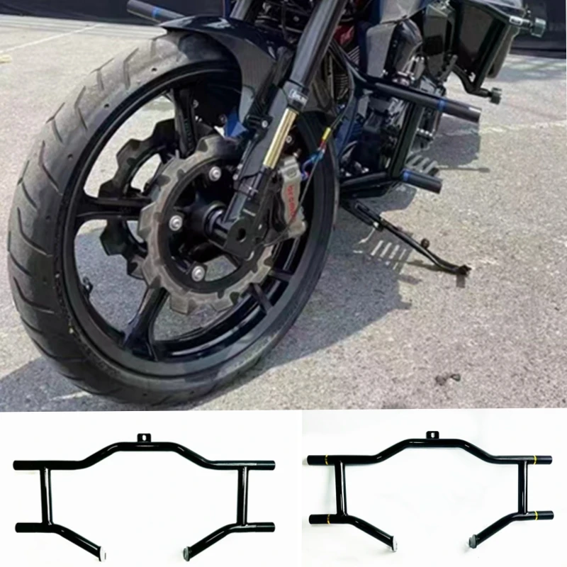 Motorcycle Engine Guard Crash Bar Protector For Harley Road Glides Street Glides Road King Road 2004