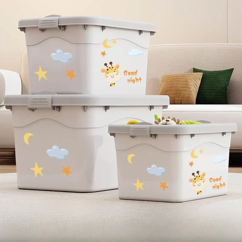 

Большой пластиковый контейнер для хранения, утолщенный органайзер, для студенческих общежитий, сверхбольшой размер, для домашнего использования, универсальный