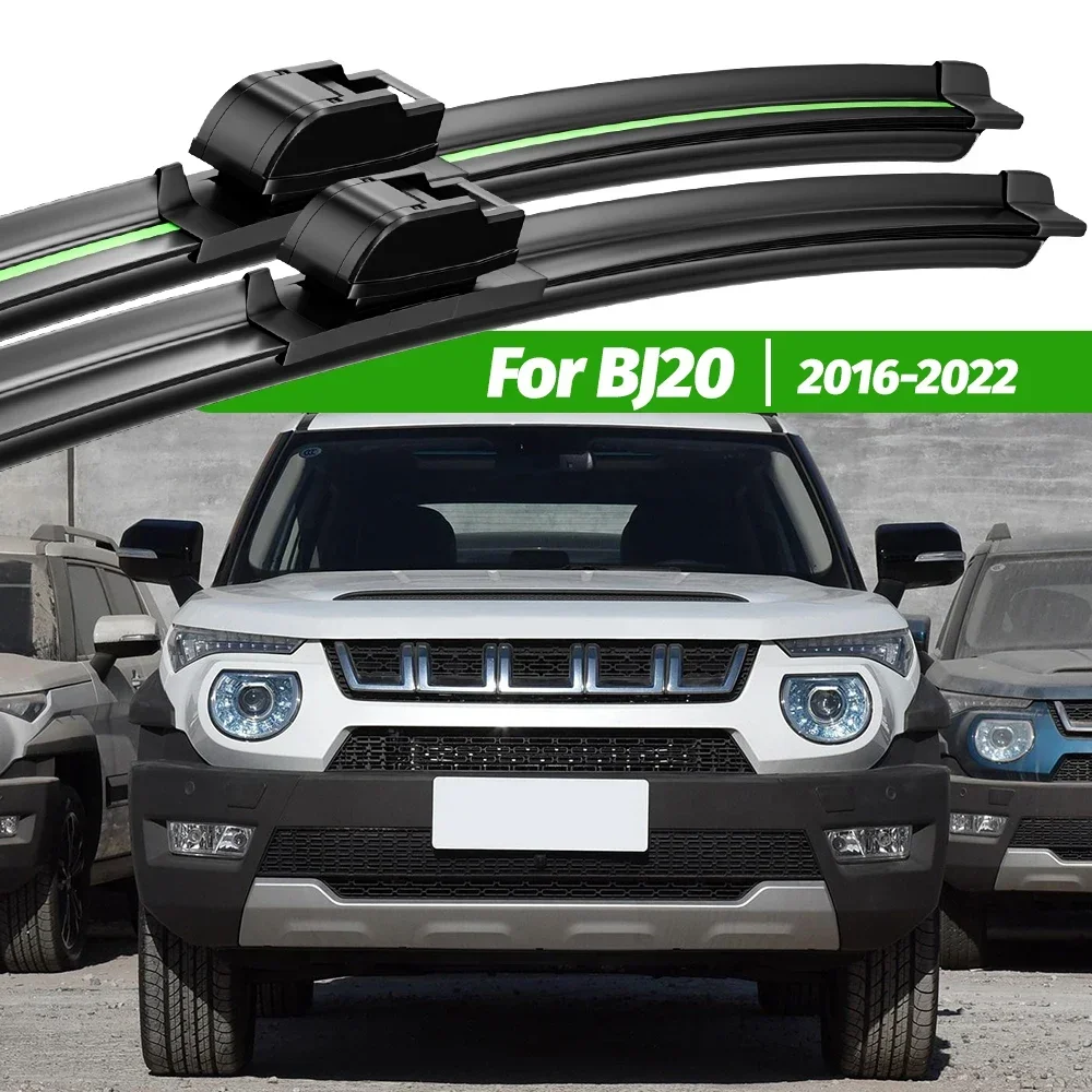 

For BAIC BJ20 2016-2022 2pcs Front Windshield Wiper Blades 2017 2018 2019 2020 2021 Windscreen Window Accessories