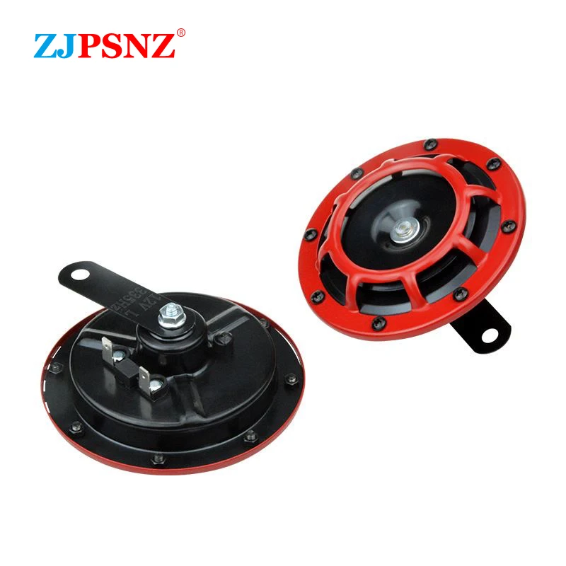 

Car Basin Waterproof Horn Super Super Loud Compact Electric Blast Tone Air Horn Red Black Auto Motorcycle Basin Horn 120db 12V