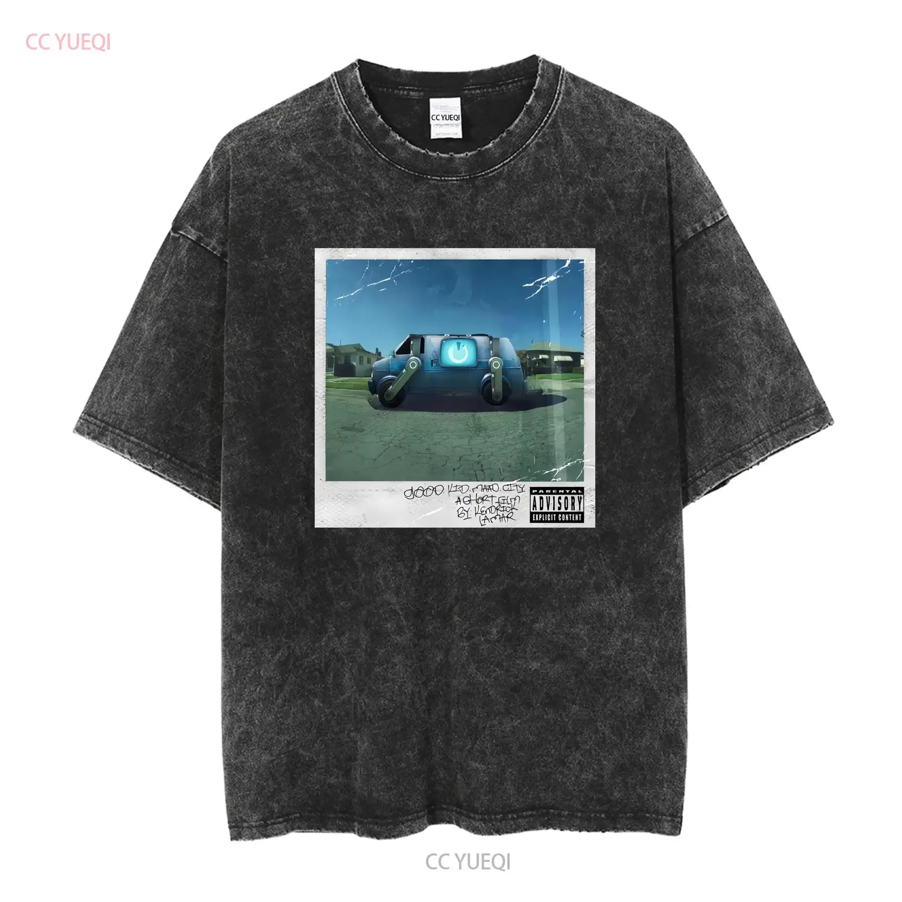 Fort Reboot Van Kendrick Lamar Good Kid Maad City Album Cover T Shirt GKMC Video Game Meme Funny long or short sleeves vintage