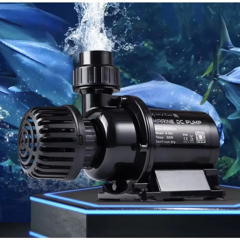 

Frequency Conversion Energy Saving Silent Submersible Fish Tank Water Pump Bottom Suction for Fish Tank Water Filtration