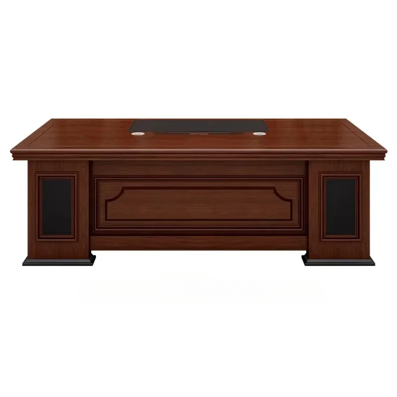 Ergonomic Slip Mat Desk Drawer Storage Hole Cover Aesthetic Desk Table President Luxury Library Furniture