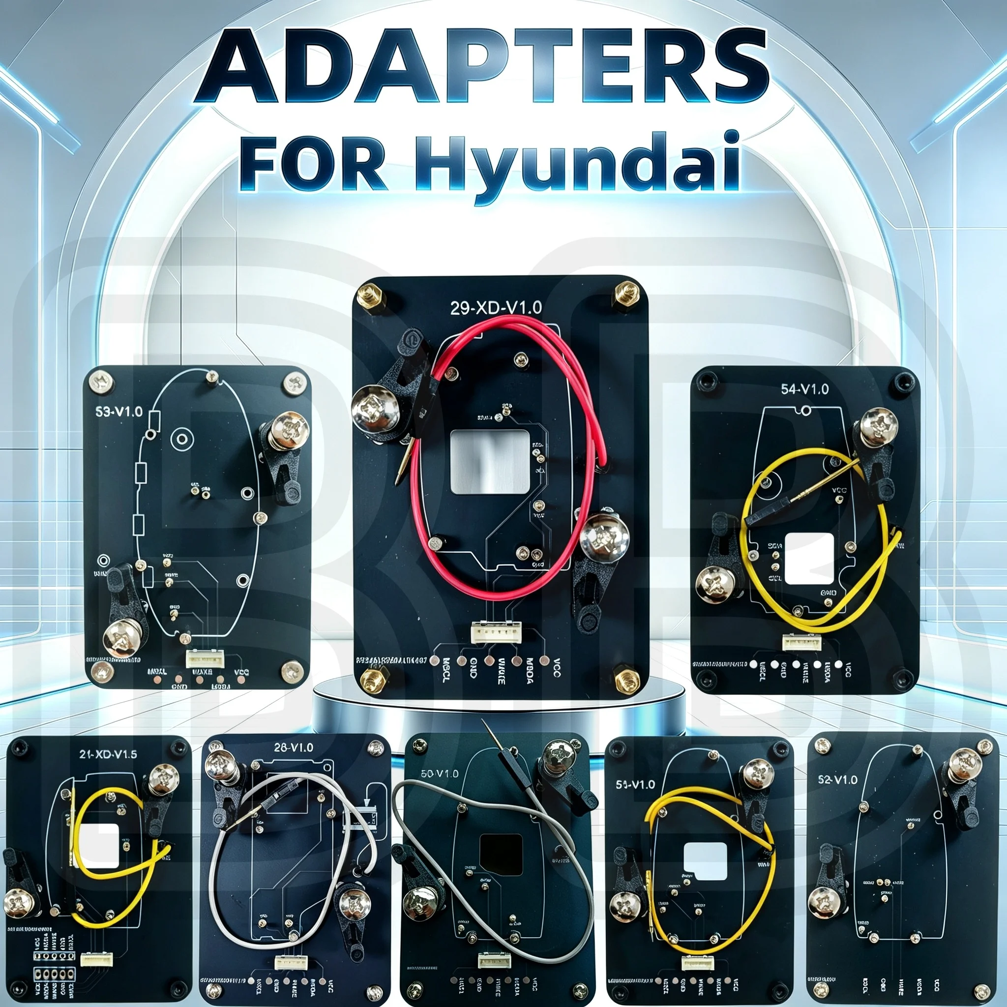 Mckb21/28/29/50/51/52/53/54/55/56/58 Adapters, Suitable for Hyundai Smart Remote Keys, Compatible with Nxp Killer Kd Xhorse... Devices for Welding-Free Reading, Writing, and Cloning