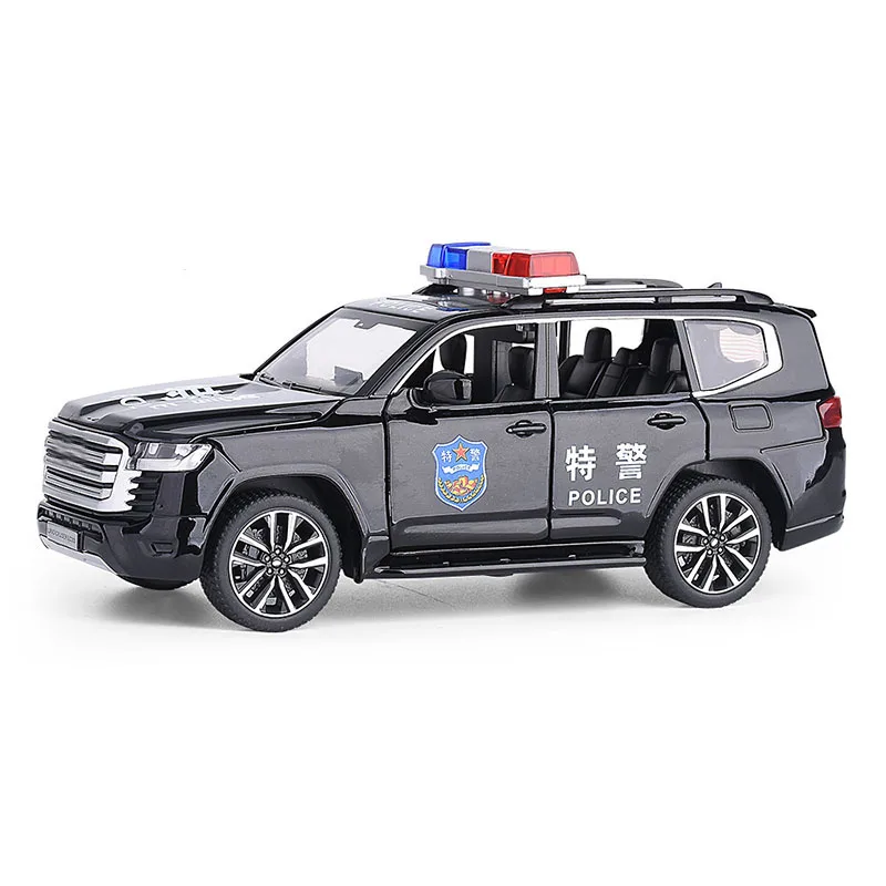 1:32 Simulation Land Cruiser lc300 Legierung Auto Modell Sound und Licht zurückziehen Spielzeug Offroad-Sammlung Ornament Fahrzeug