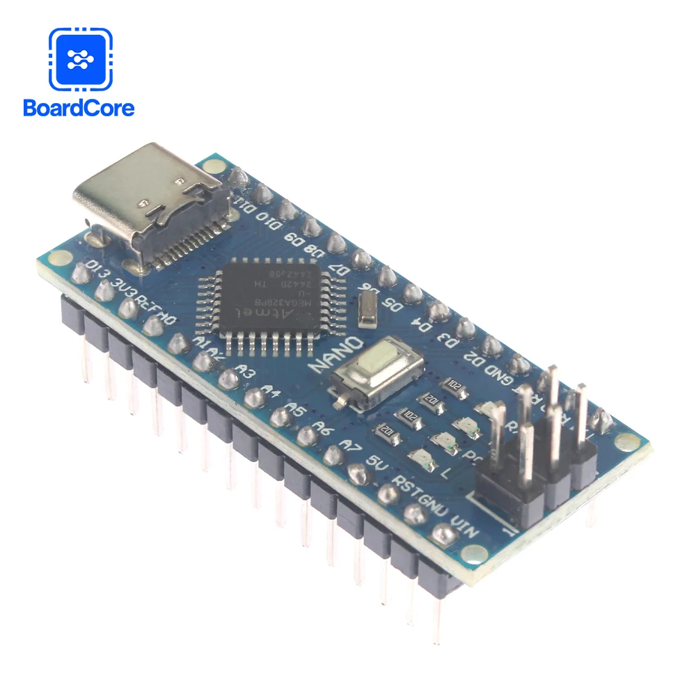 NANO V3.0 Controller Terminal Adapter Expansion Board NANO Extension Plate  With Type-C data cable For Arduino AVR ATMEGA328P