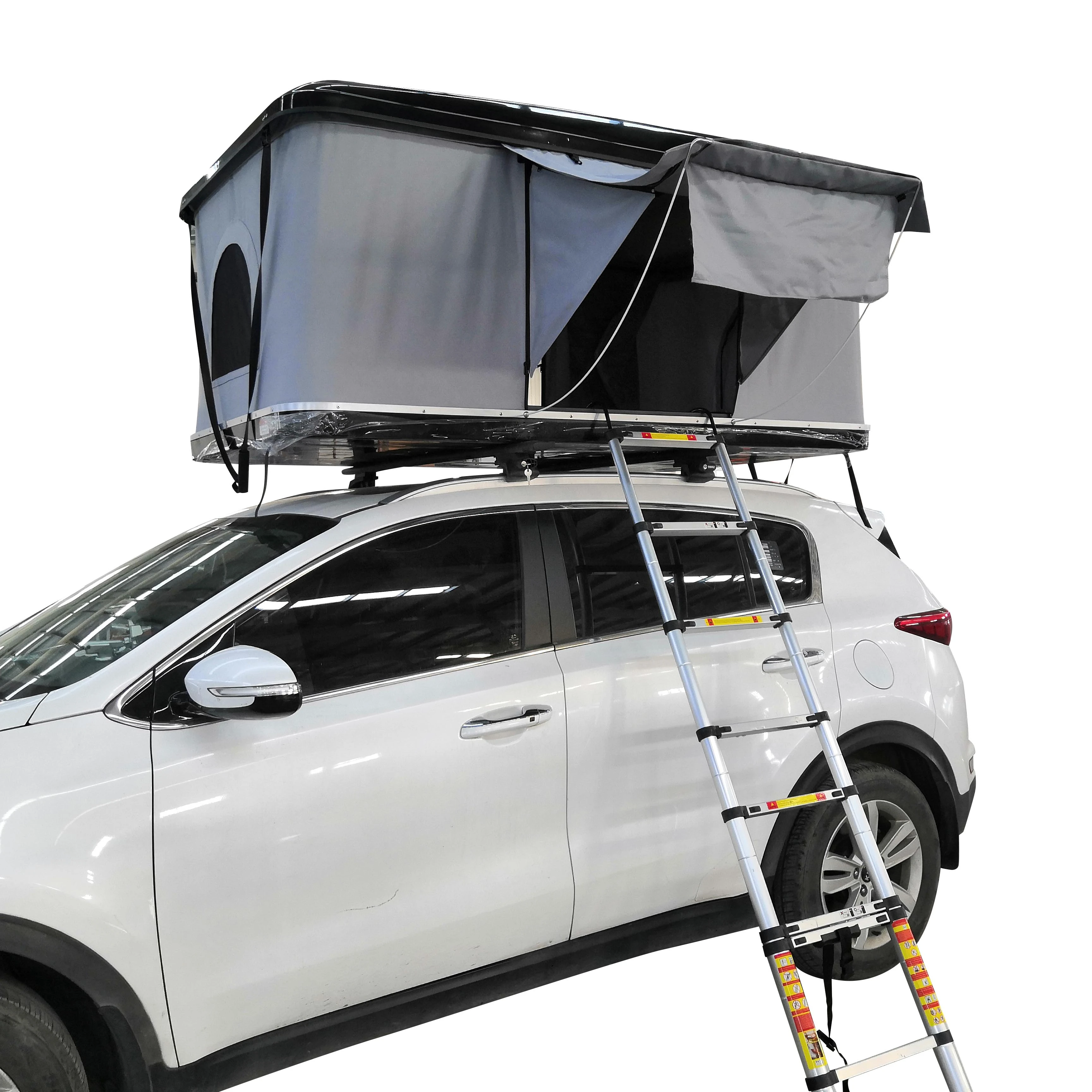 

Car Top Tent Outdoor Camping Hard Shell Roof Tent For 1-2 Person Use
