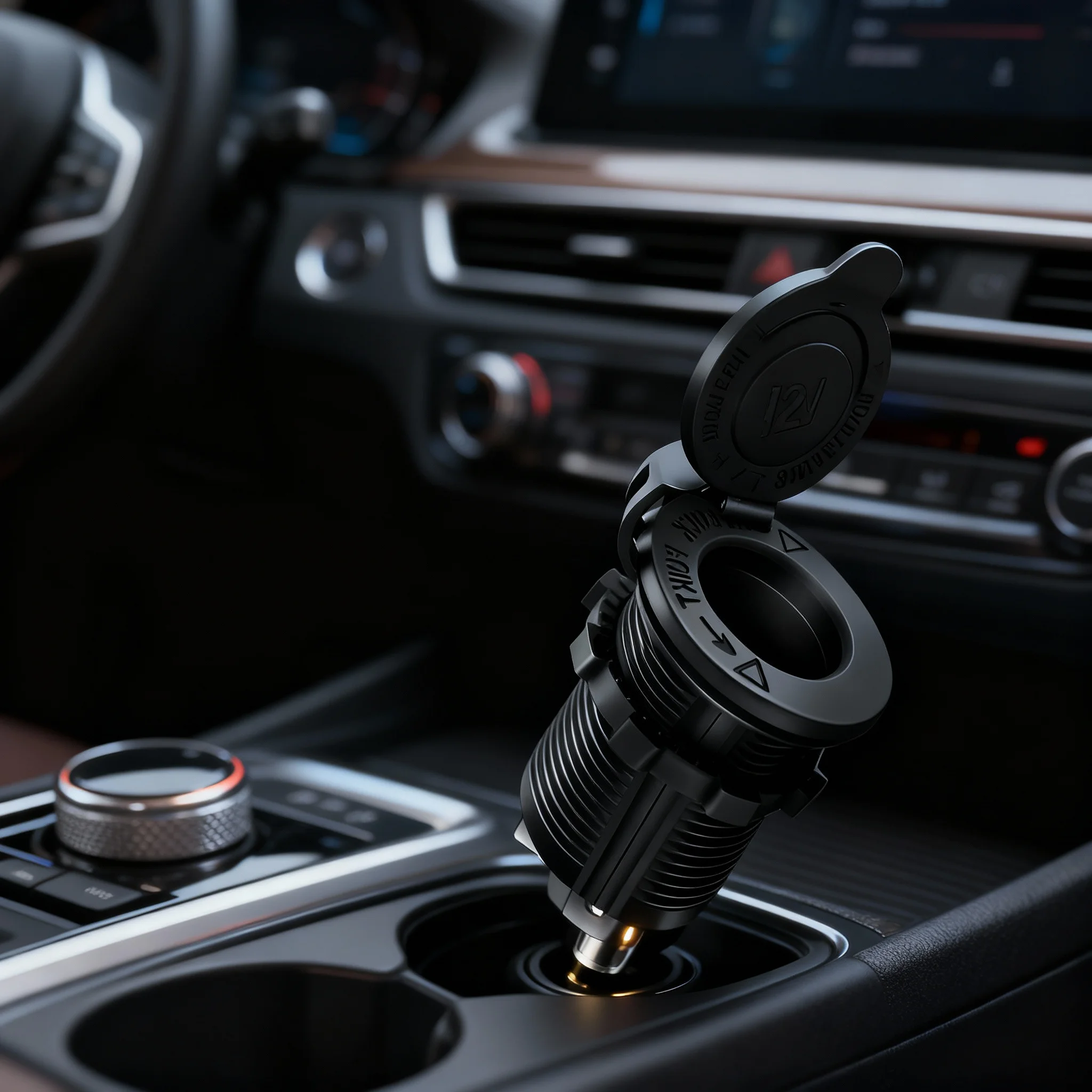 1/2/3 قطعة مقبس ولاعة السجائر سيارة البحرية دراجة نارية ATV RV مقبس ولاعة مقبس مخرج طاقة وعاء 12 فولت مقاوم للماء التوصيل