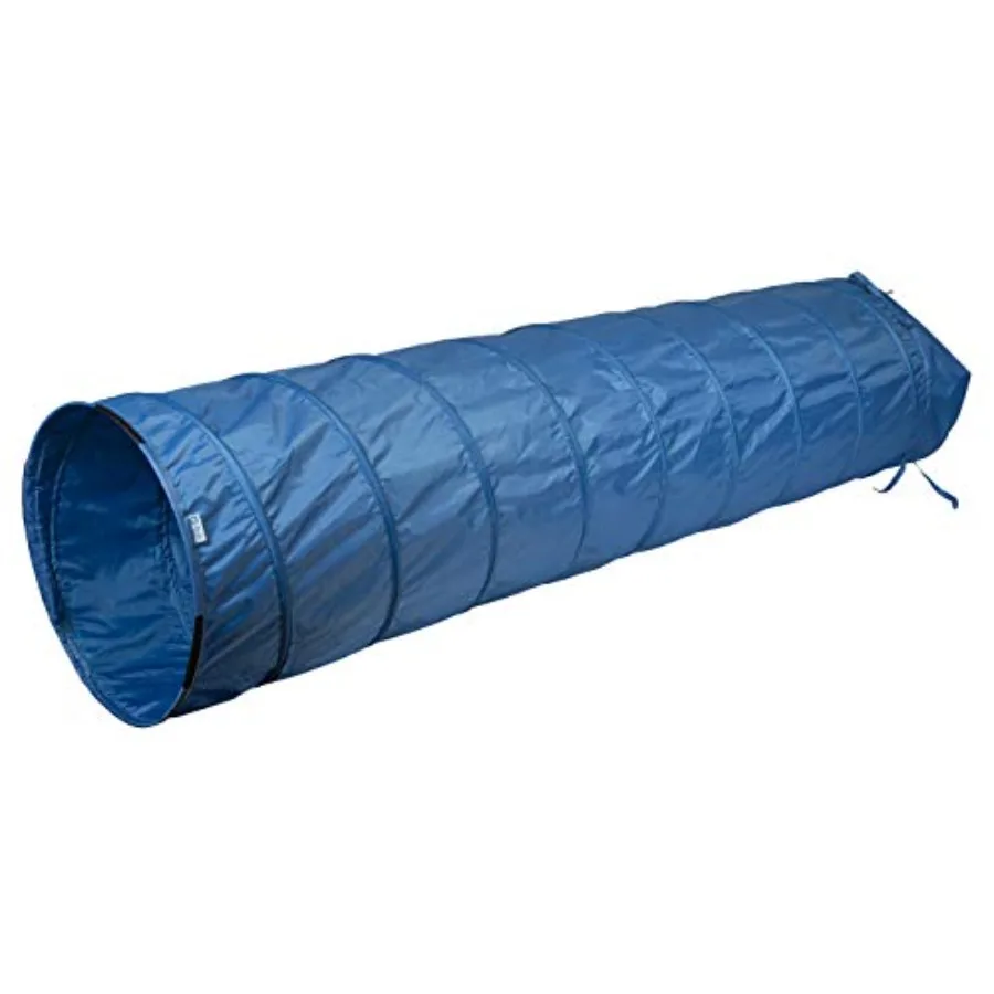 Tunnel de jeu pour enfants, intérieur/extérieur, bleu, 9 pieds x 22 pouces, avec tissu durable, accessoire amusant