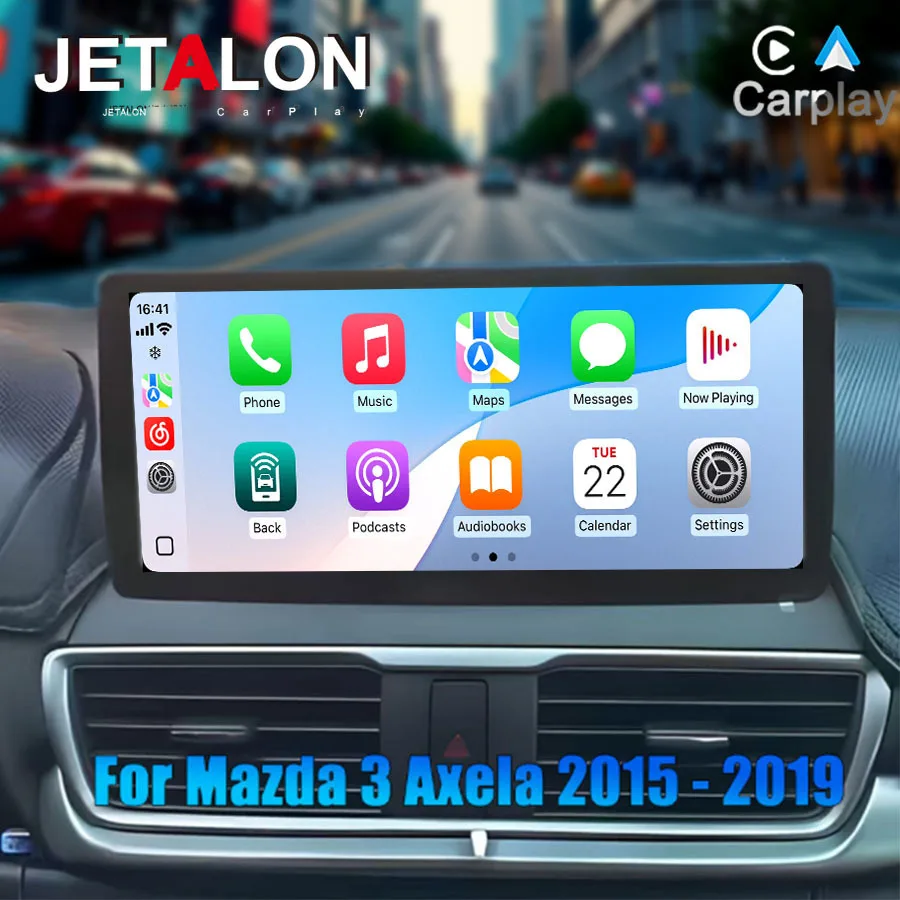 

10.2inch Screen For Mazda 3 Axela 2015 - 2019 Car Wireless Carplay Android Auto GPS Navigation Multimedia Video Player WiFi DSP
