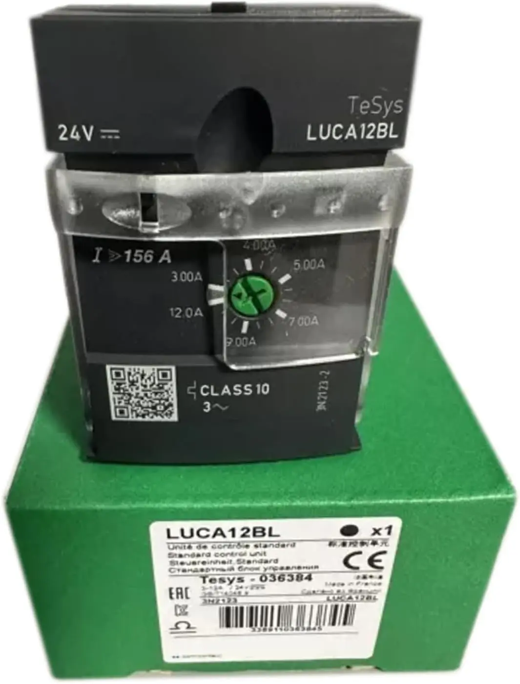

LUCA12BL Control unit 3-12A,24VDC - Motor starter combination 5,5kW