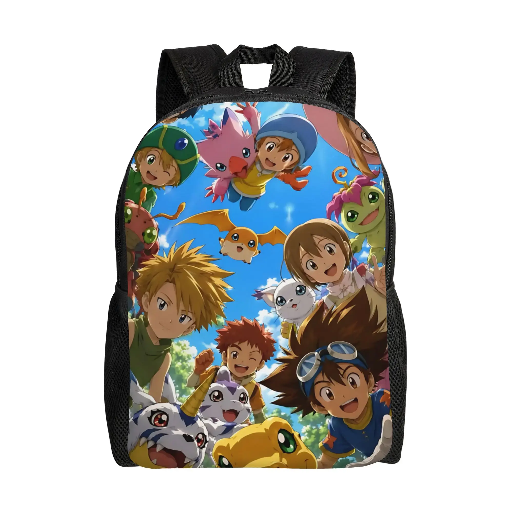 1Piece Digimon Crew New School Year Backpack D-Digital Monster Female  Backpack