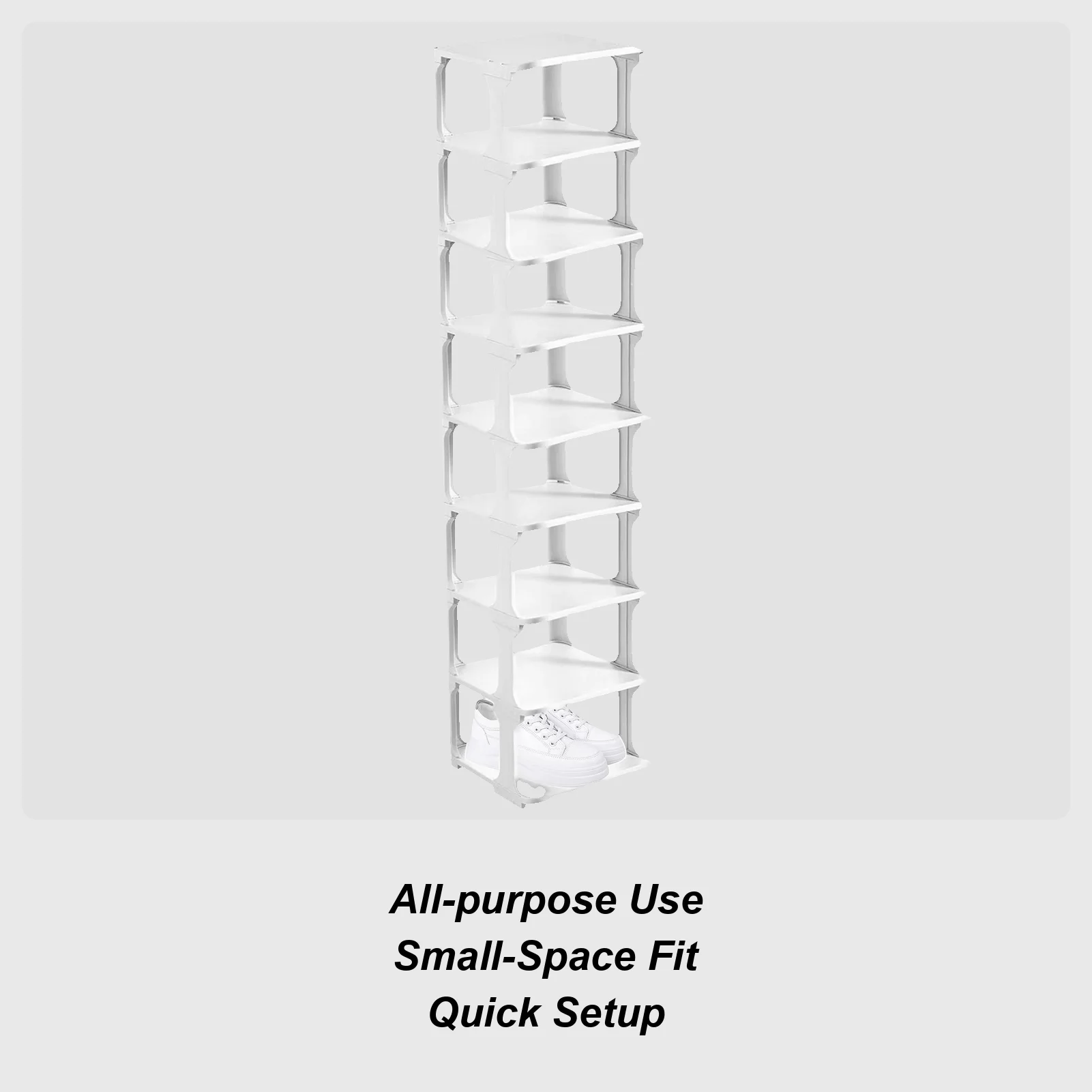 

Multi Tier Shoe Rack Shoe Shelf For Home Freestanding Slipper Organizer 9-Tier Sneaker Holder Shelf For Doorway Bedroom