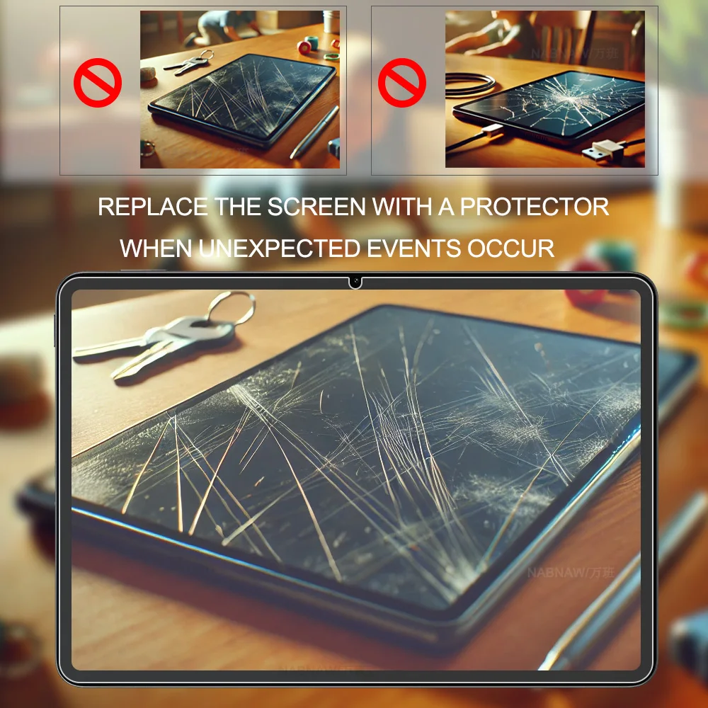 2 Pieces Hard Scratch Proof Film HD Tempered Glass Screen Protector For Xiaomi Pad 7 Standard Only Mi-Pad-7-Standard