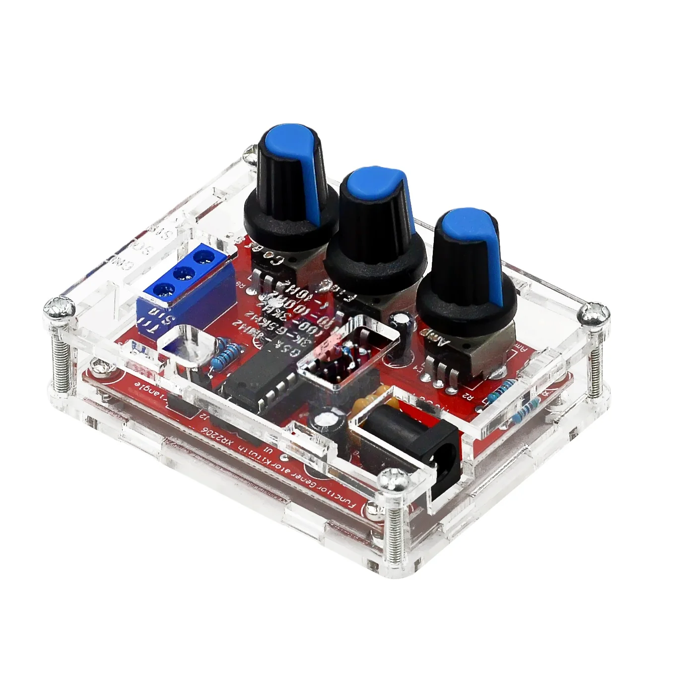 XR2206 High-Precision Signal Generator, DIY Kit with Casing, Function Generator, Sine Wave